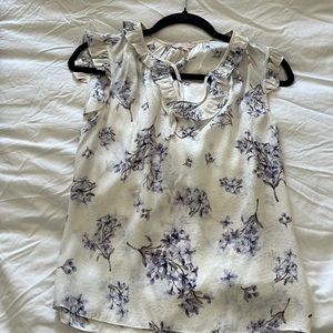 Rebecca Taylor Silk Floral Blouse